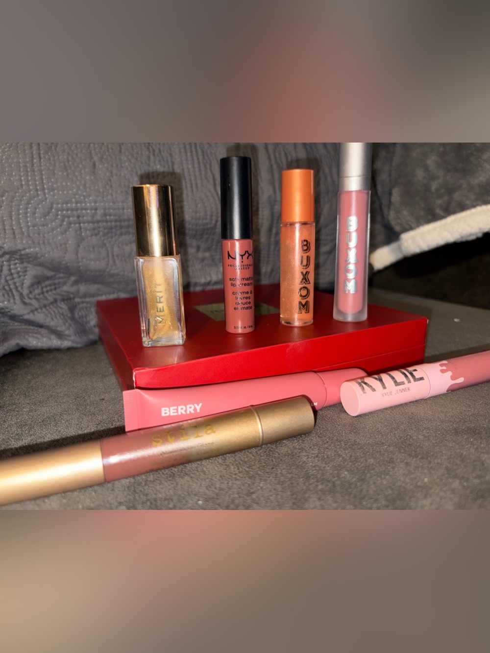 STILA, Buxom, KYLIE, MERIT Assorted Lip Glosses -